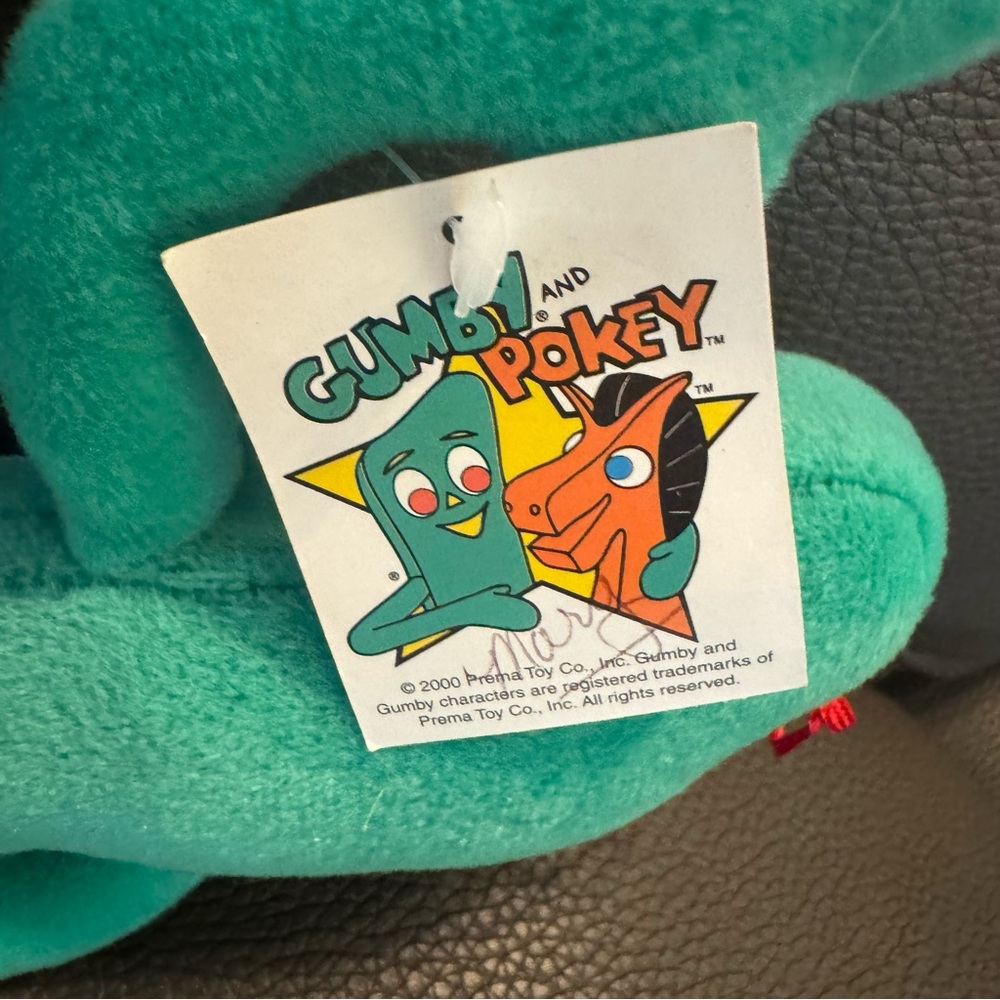 NANCO 11” Gumby Plush Doll Cloth Stuffed Animal Standing Prema Toy NWT Vintage‎ - Picture 5 of 5